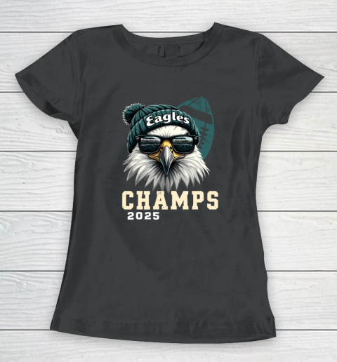 Eagles Sunglasses Championship 2025 Celebrated Eagles Women's T-Shirt