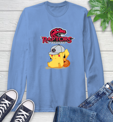 NBA Pikachu Basketball Sports Toronto Raptors Long Sleeve T-Shirt 11