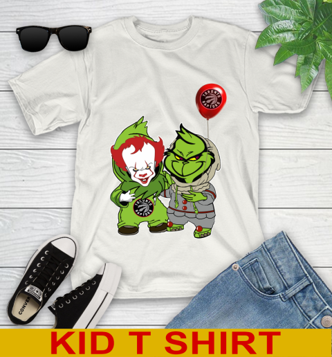 Toronto Raptors Baby Pennywise Grinch Christmas NBA Basketball Youth T-Shirt