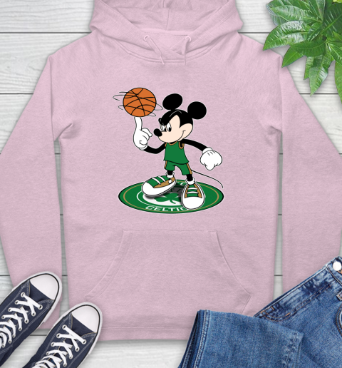 NBA Basketball Boston Celtics Cheerful Mickey Disney Shirt Hoodie 10