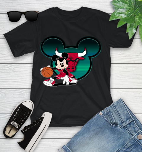 NBA Chicago Bulls Mickey Mouse Disney Basketball Youth T-Shirt 2