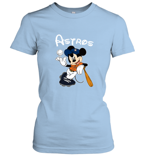 MLB Houston Astros The Commissioner's Trophy Mickey Mouse Disney Baseball T  Shirt - Rookbrand