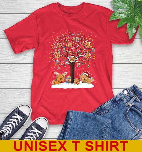 Chow Chow dog pet lover light christmas tree shirt 12