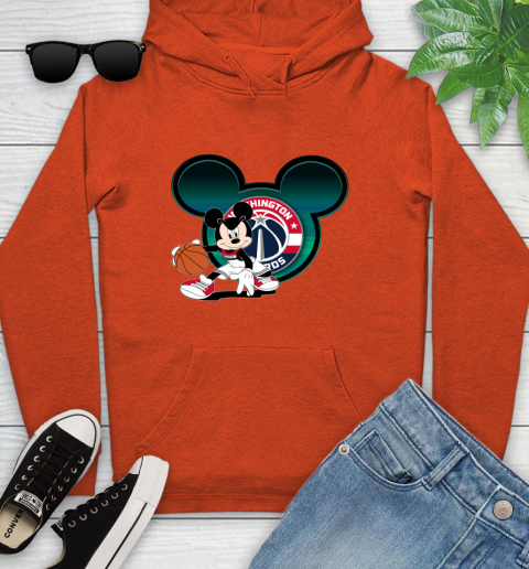 NBA Washington Wizards Mickey Mouse Disney Basketball Youth Hoodie 5