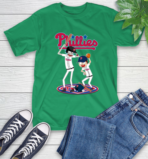 MLB Philadelphia Phillies Rick And Morty Baseball 7
