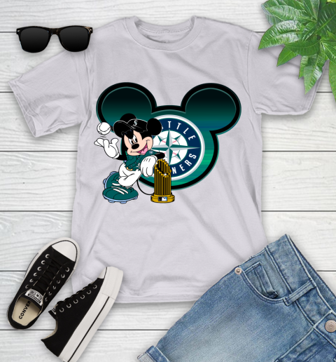 MLB San Francisco Giants The Commissioner's Trophy Mickey Mouse Disney Youth T-Shirt 4