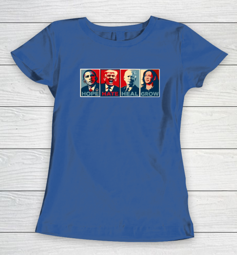 Hope Hate Heal Grow Women's T-Shirt 6