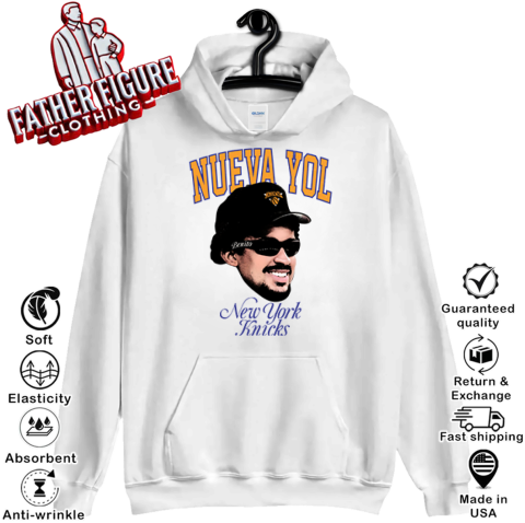 Bad Bunny Nuevayol Knicks Benito Fan New York Knicks Hoodie