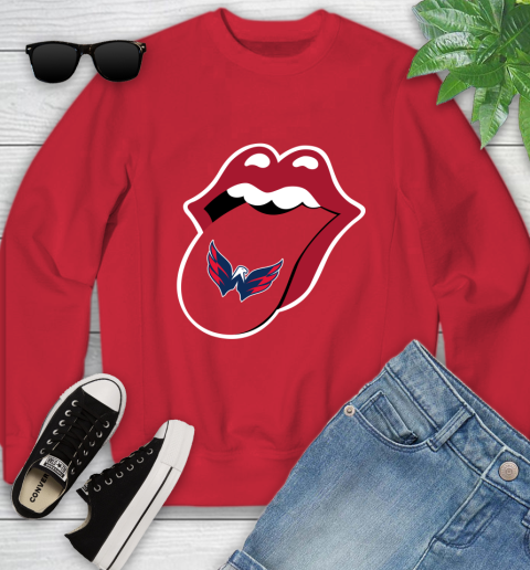 Washington Capitals NHL Hockey Lips I Root For My Team Adoring Fan 123