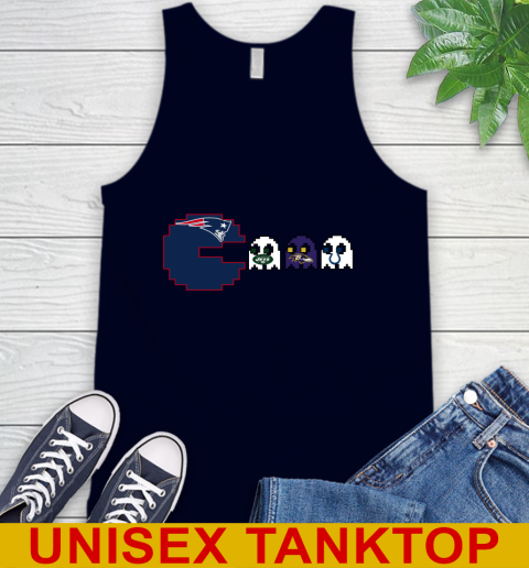 New England Patriots NFL Football Pac Man Champion Tank Top 3