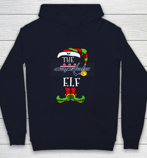 Washington Capitals Christmas ELF Funny NHL Youth Hoodie 2