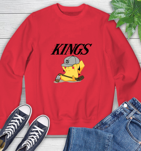 NHL Pikachu Hockey Sports Los Angeles Kings Sweatshirt 11 NHL Pikachu Hockey Sports Los Angeles Kings Sweatshirt - Image 11