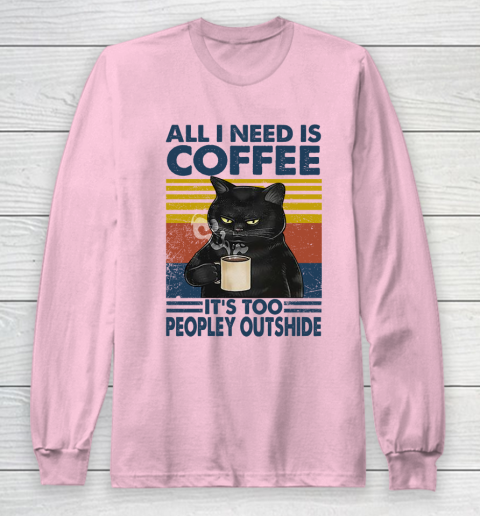 Cat that's what I do I drink beer I hate people and I know things vintage Long Sleeve T-Shirt 6