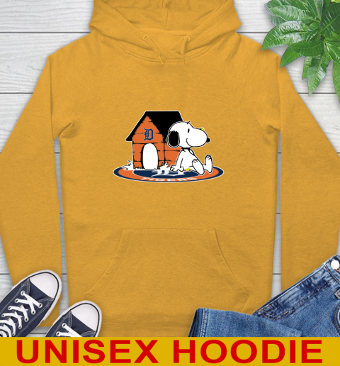 MLB Baseball Detroit Tigers Snoopy The Peanuts Movie Shirt Hoodie 3