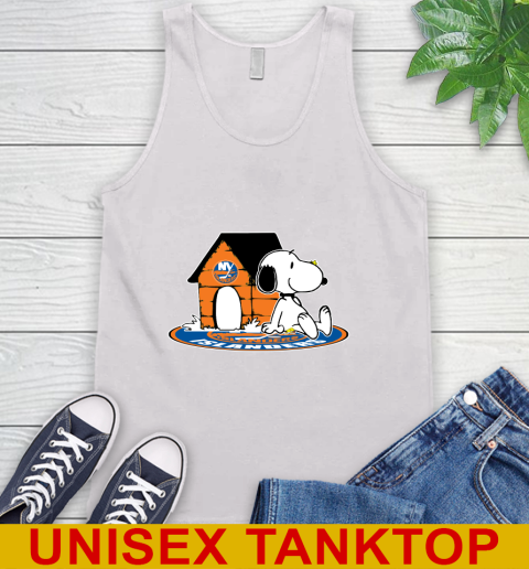 NHL Hockey New York Islanders Snoopy The Peanuts Movie Shirt Tank Top