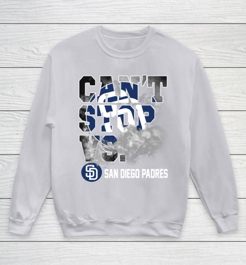 MLB San Diego Padres Baseball Can't Stop Vs Padres Youth Sweatshirt - Image 4