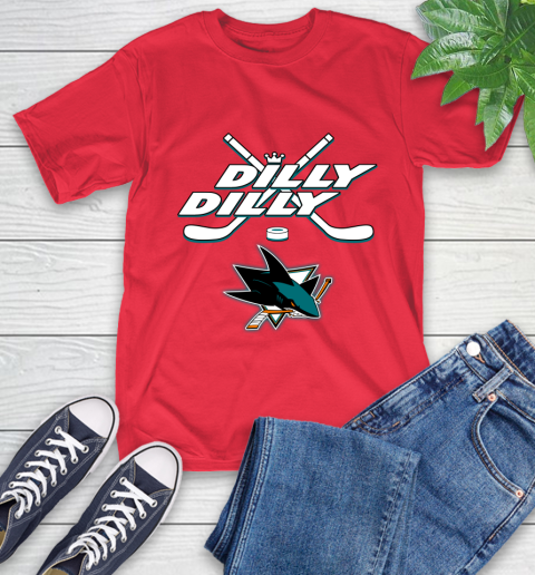NHL San Jose Sharks Dilly Dilly Hockey Sports T-Shirt 10