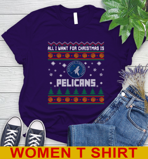 NBA Basketball All I Want For Christmas Is New Orleans Pelicans 88