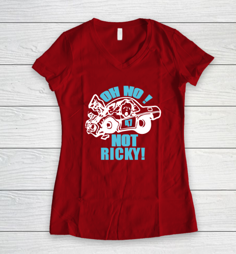 Oh No Not Ricky Women's V-Neck T-Shirt 6
