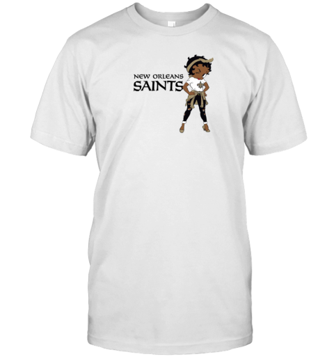Betty Boop New Orleans Saints T-Shirt