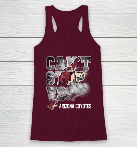 NHL Arizona Coyotes Hockey Can't Stop Vs Racerback Tank 2