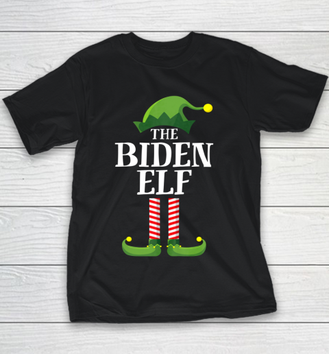 Biden Elf Matching Family Group Christmas Party Pajama Youth T-Shirt