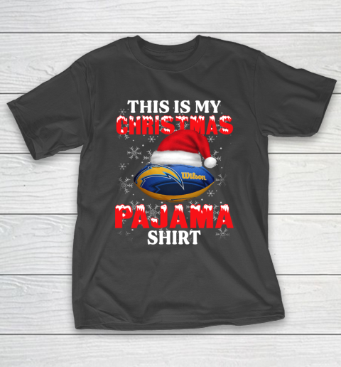 Los Angeles Chargers This Is My Christmas Pajama Shirt NFL T-Shirt