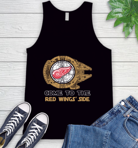NHL Come To The Detroit Red Wings Wars Hockey Sports Tank Top
