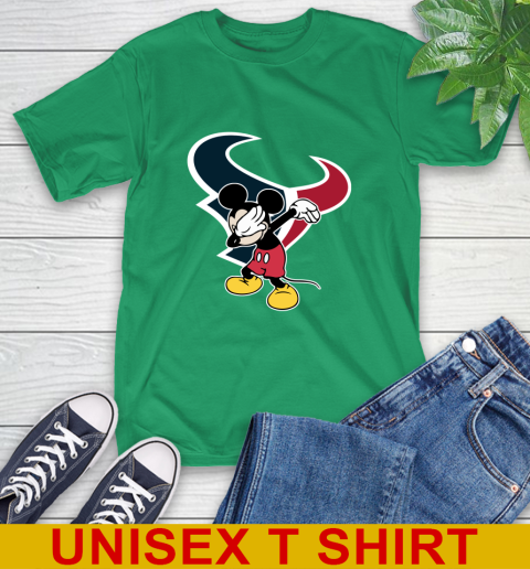 Houston Texans NFL Football Dabbing Mickey Disney Sports T-Shirt 7