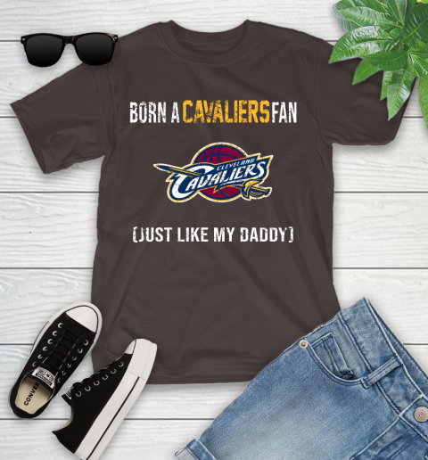 NBA Cleveland Cavaliers Loyal Fan Just Like My Daddy Basketball Shirt Youth T-Shirt 6