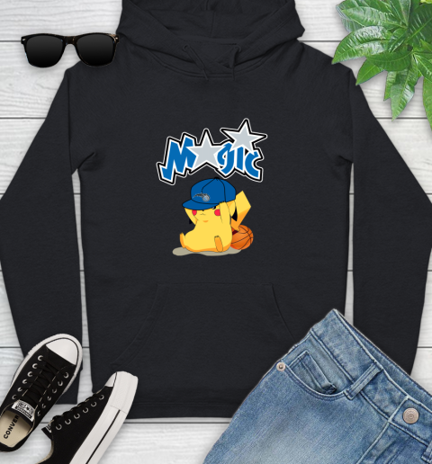 NBA Pikachu Basketball Sports Orlando Magic Youth Hoodie 2
