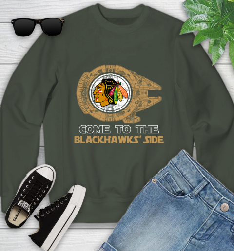 NHL Come To The Chicago Blackhawks Wars Hockey Sports Youth Sweatshirt 9