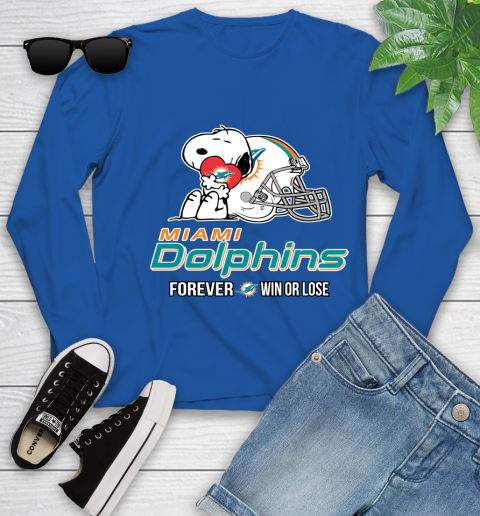 NFL The Peanuts Movie Snoopy Forever Win Or Lose Football Miami Dolphins 133