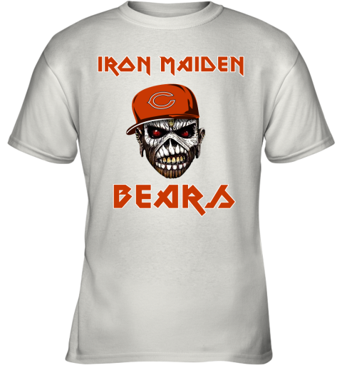 Chicago Bears Skull And Logo Baseball Jersey