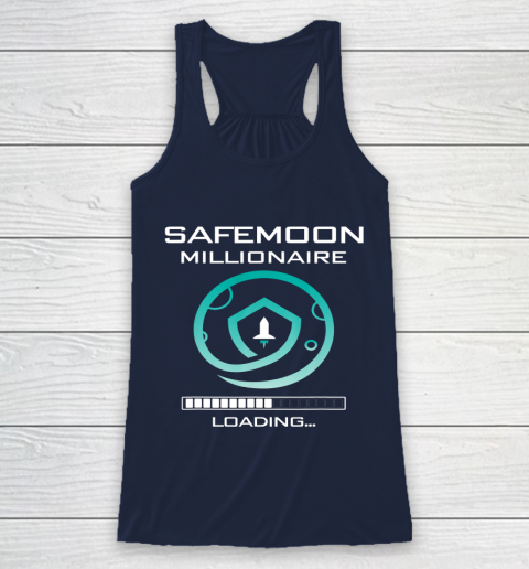 Funny Safemoon Millionaire Crypto Racerback Tank 8