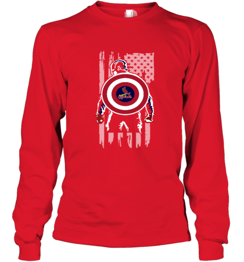 St.Louis Cardinals Captain America Marvel Flag - Rookbrand