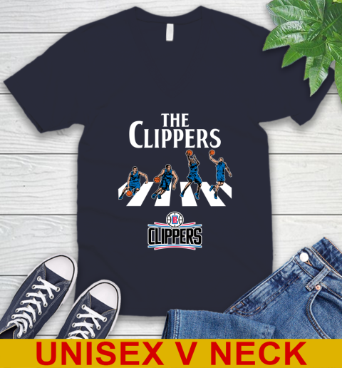 NBA Basketball LA Clippers The Beatles Rock Band Shirt V-Neck T-Shirt 2