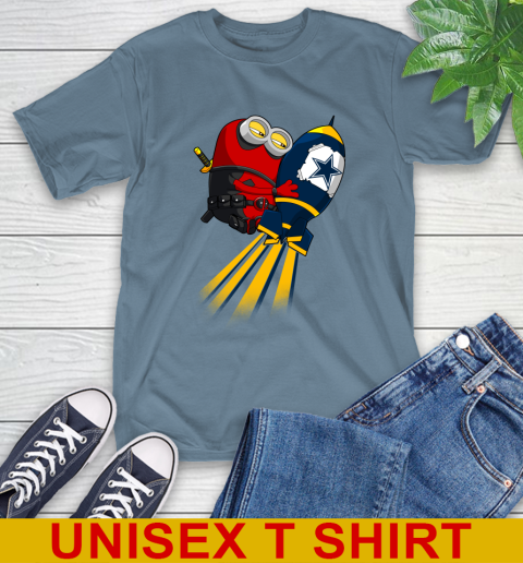 NFL Football Dallas Cowboys Deadpool Minion Marvel Shirt T-Shirt 8
