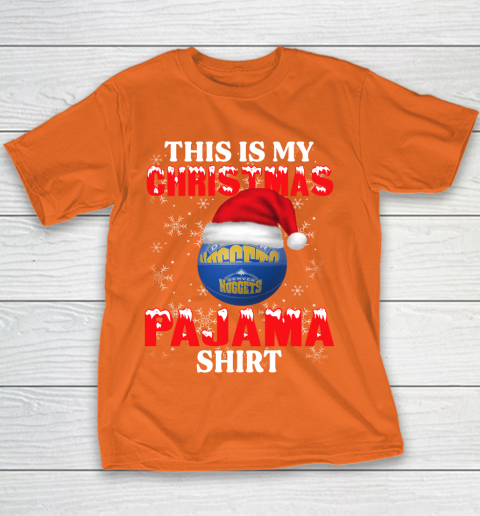 Denver Nuggets This Is My Christmas Pajama Shirt NBA Youth T-Shirt 4