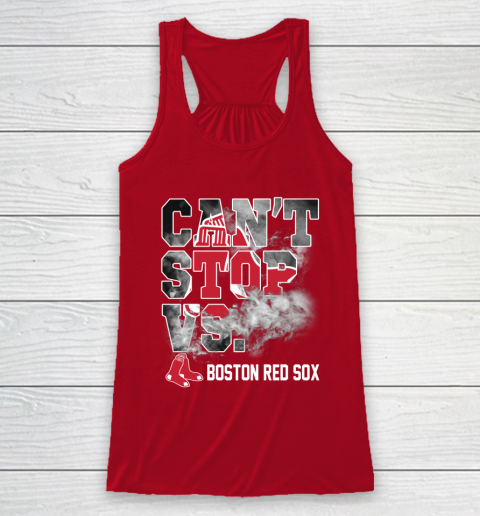 MLB Boston Red Sox Baseball Can't Stop Vs Boston Red Sox Racerback Tank 4