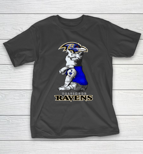 NFL Football My Cat Loves Baltimore Ravens T-Shirt