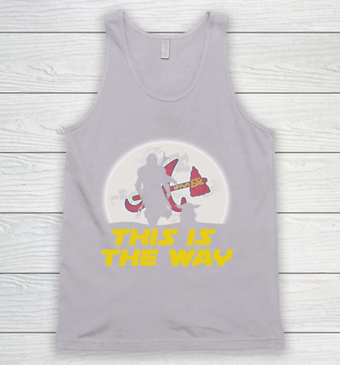 Atlanta Braves MLB Baseball Star Wars Yoda And Mandalorian This Is The Way Tank Top 3