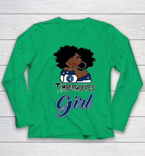 Minnesota Timberwolves Girl NBA Youth Long Sleeve 6
