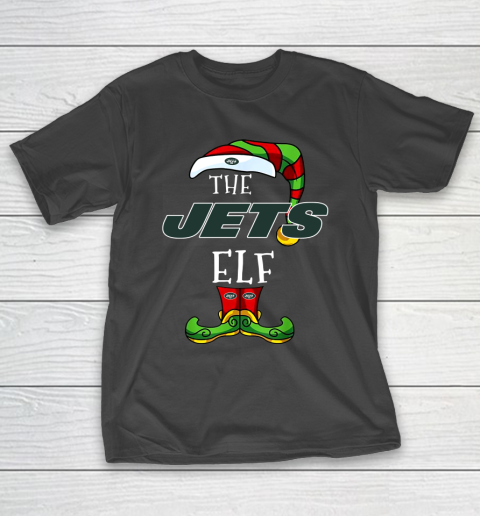New York Jets Christmas ELF Funny NFL T-Shirt