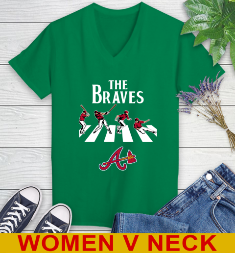 Braves t shirts women's discount