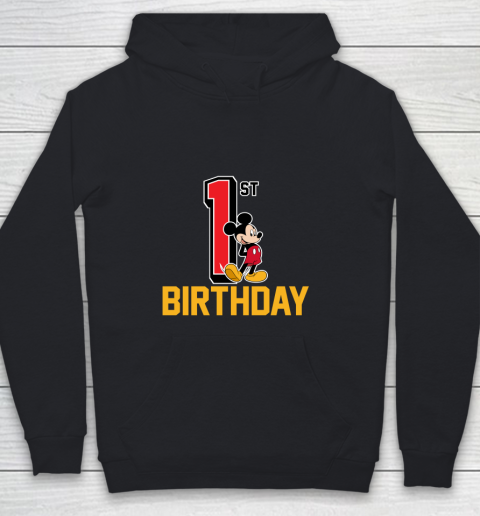 Disney Mickey Mouse My 1st Birthday Youth Hoodie