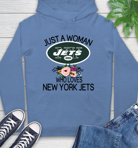NFL Just A Woman Who Loves New York Jets Football Sports Hoodie 9