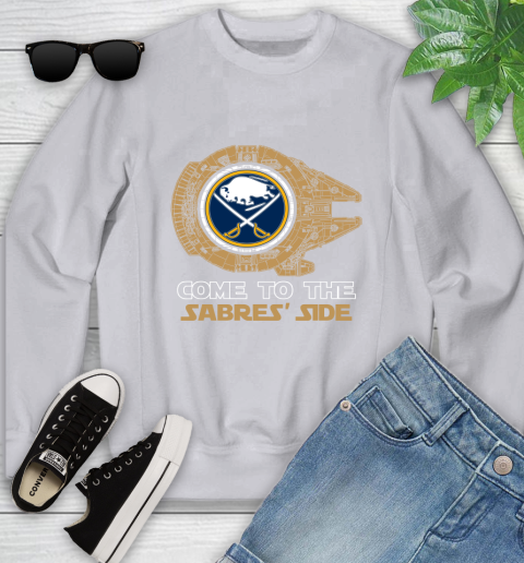 NHL Come To The Buffalo Sabres Wars Hockey Sports Youth Sweatshirt 3