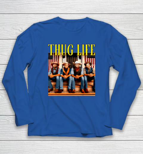 Thug Life Trump Vance Kennedy Elon Long Sleeve T-Shirt 5