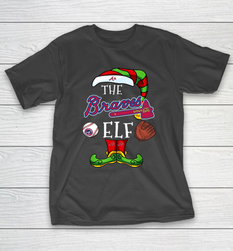 Atlanta Braves Christmas ELF Funny MLB T-Shirt